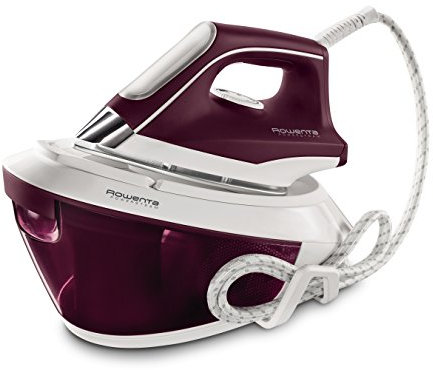 Rowenta Power Steam VR8216F0 Centro Stiratura da 5,8 Bar di autonomia illimitata, Colpo 300 Vapore Continuo da 120 g/min, Auto-spegnimento e Cartuccia anticalcare, 2200 W, Viola