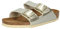 BIRKENSTOCK Jungen Mädchen Arizona Kids Electric Metallic Gold, Birko Flor FLIP Flops, 32 EU Schmal