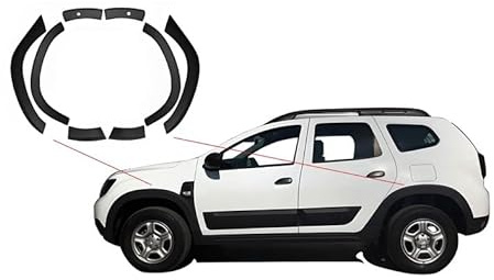 ABS Fender Moulding Protection Body Kit 8 Pcs, 2018-2023 For Dacia Duster