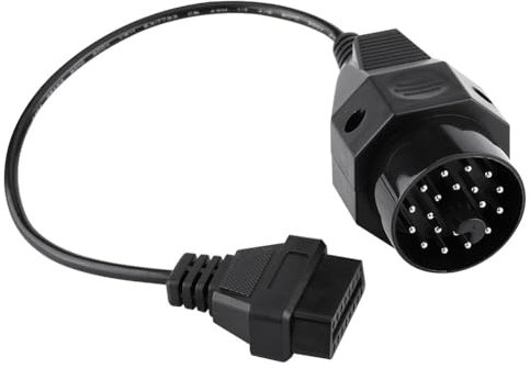 DaMohony 20 Pin auf 16 Pin OBD2 Adapter Stecker Scanner Kabel, Runde Diagnose OBD2 Adapter Scanner Kabel für BMW E36 E38 E39 E46 E53 X5 Z3