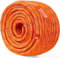 VEVOR Corda in Poliestere Doppia Intrecciata, 48 Trefoli, 35,58 kN Resistenza alla Rottura, Arrampicata Arborist Escursionismo, Roccia Campeggio Altalena Discesa 12,7 mm x 36,57 m, Arancione e Nero