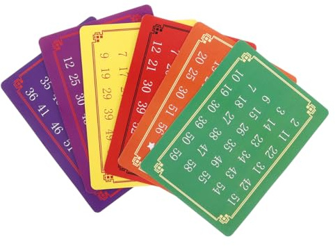 HEMOTON Trucchi mentali Carte Set Telepatiche Numeri Per Lettura Pensiero Intrattenimento Palcoscenico Puntelli Partito Giochi
