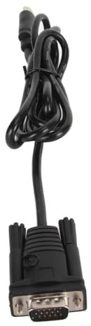Kikumi HD till VGA-kabel, HD till VGA-kabel, 1080P 60 Hz, hane till hane, längd 4,9 fot, plug and play