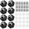 8 StüCk Kugelrollen Schwerlast MöBelrollen，Mobile Rollen，Kugelrollen FüR MöBel Sselbstklebendes, Universal 360 Moving Wheel，FüR KüChenutensilien ElektrogeräTe Aufbewahrungsboxen，TragfäHigkeit 200kg+