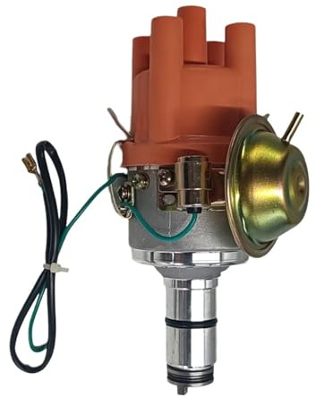 DGHBNP Distributor Adatto per Beetle 1961-1979 Split T2 1961-1967 Distributore di accensione con Cappuccio e rotore 0231170034 Distributore di accensione