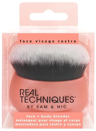 REAL TECHNIQUES Face and Body Makeup Blender Brush, 1 Count (Pack of 1)