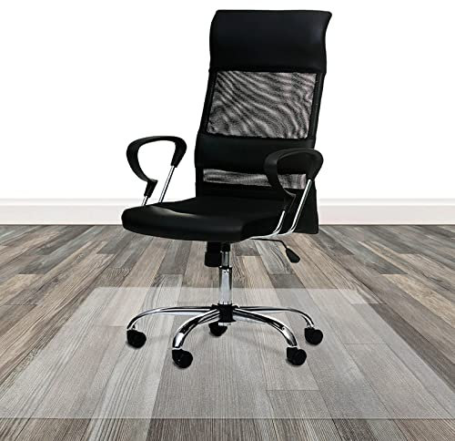 Bodenschutzmatte ECO-MAT aus PET - transparente Stuhlmatte für Hartböden - 100% ohne BPA & Phthalate - Geruchsfreie Bürostuhl Unterlage aus recyclebarem Material (100x120 cm)