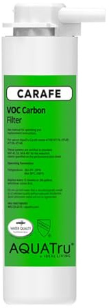 AquaTru Carafe VOC Carbon Filter (Stage 4) β Compatible with AquaTru Carafe Models