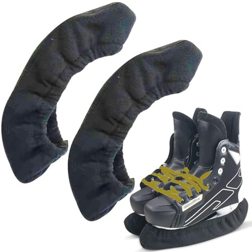 FGen Eishockey elastische Kufenstrümpfe für Eishockey & Schlittschuhe, 1 Paar Schlittschuh Soakers, Kufenstrumpf/Kufenschoner für Schlittschuhe, Schlittschuh Kufenschutz Zubehör Eishockey Geschenk