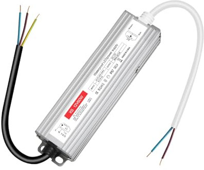 led trafo 12v 5A, IP67 Outdoor Wasserdicht led transformator 12V 60w, trafo 230v auf 12V 60W für LED Streifen Lampen Strahler Lichtbänder, netzteil 12v für G4 GU5.3 MR11 MR16, Nicht Dimmbar