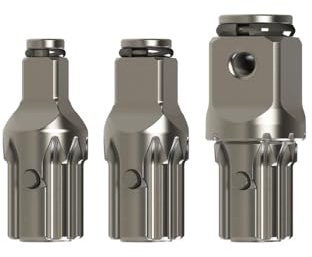 Ingersoll Rand AK33H DXS2 3/8, 1/2 und 3/4 Antrieb Standard Amboss 3 Stück Set für 2236 Serie DXS2 Druckluft-Schlagschrauber