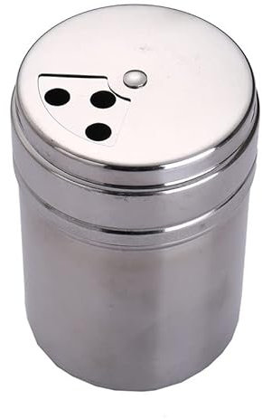 Stainless Steel Cruet Condiment Spice Jars Set Salt and Pepper Shakers Seasoning Pots Kitchen Tools Seasoning Cans