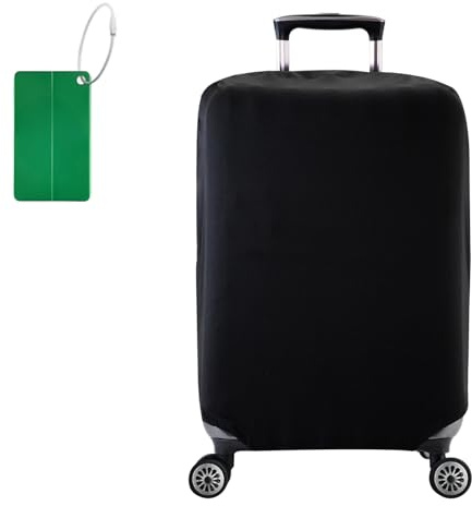 SHILIPAIJC Elastic Suitcase Covers Protectors, Travel Luggage Covers for Suitcases Dustproof, 26-28 Inch Luggage Case Cover Trolley Baggage Protector with Luggage Tag for Wheeled Suitcase