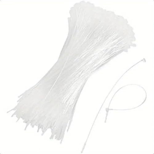 2000 Etiketten-Sicherheitsfäden, Etiketten, Preisschilder, keine Etikettierpistole erforderlich, für Flohmarkt-preisschilder, Preisschilder, Kleidung(weiß)