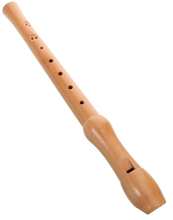 Toddmomy Wooden Tenor Recorder Beginner Friendly Wind Instrument for Early Music Learning Clear Rich Sound Educational Flute for Boys and Practice