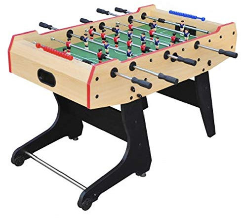 devessport - Zusammenklappbarer Tischfußball, ideal zum Spielen mit Freunden, verchromte Stangen - Rückkehr der Kugeln, leicht zu verstauen, mit Markierungen - Maße: 137 x 74,5 x 86 cm