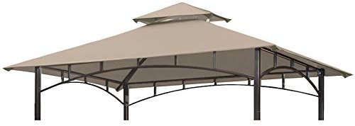 Eurmax USA Hochleistungs-Grill-Pavillon-Überdachung, Ersatzabdeckung, 152 x 244 cm, Beige