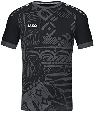 JAKO Herren Trikot Tropicana (Kurzarm), Schwarz/Anthrazit, L