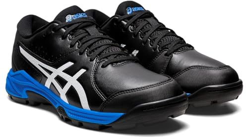 ASICS Gel Pke 2 Gs Kids Hockey Shoes Black/White C13 (31.5)