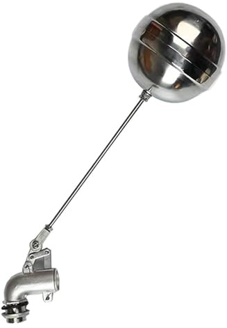 Schwimmerventil Aus Edelstahl 304, Verstellbares Winkelschwimmerventil, Durchflussbehälter, Reservoir/Ausdehnung, Hochdruck-Schwimmerventil 1/2 Zoll, 3/4 Zoll, 1 Zoll, 1-1/4 Zoll(1-1/4 inch)