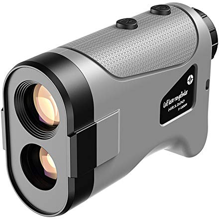 GUBAOP Telemetro da golf, 600 m/800 m/1200 m, 6 x, misuratore di distanza, misuratore di velocità, telemetro da caccia, con custodia per appenderla, 1200 m