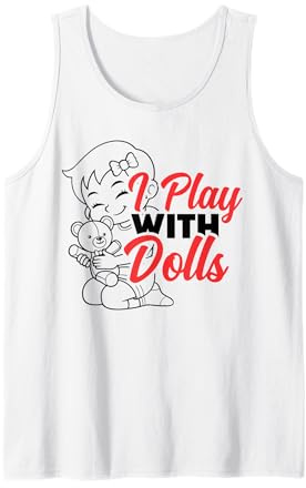 Juego con muñecas I Love My Baby Doll I Heart Baby Doll Mom Camiseta sin Mangas