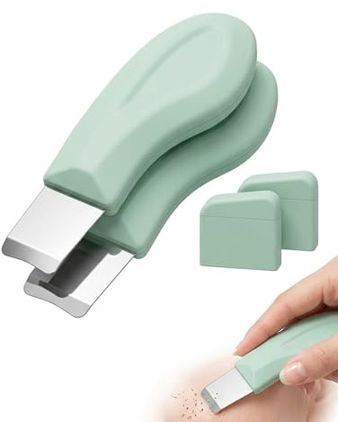 AEUXZA Estrattore Punti Neri Set da 2 – Spatola Pulizia Viso Manuale in Acciaio Inox, Rimuovi Punti Neri Naso e Viso Professionale, Pulizia Profonda Pori per una Pelle Liscia e Rigenerata