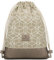 Johnny Urban Turnbeutel Hipster Noah Baumwoll Gymsack Gym Bag Beutel Sportbeutel Rucksack für Damen & Herren mit Innentasche - Aus robuster Baumwolle und veganem Leder