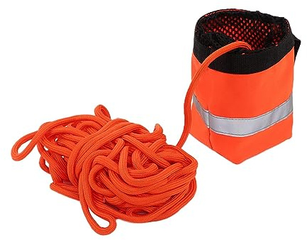 Agatige Water Floating Rope, Water Rescue Throw Bag with Reflective Throw Rope Water Floating Bag Safety Equipment for Kayaking, Boating, Rafting, Ice Fishing, Swimming Water Sports (30m)