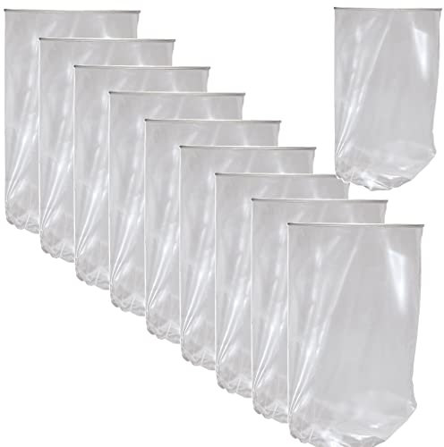 Holzkraft Spänesack LDPE, 5129280, Polyethylen niedriger Dichte, Extrem Hohe Reißfestigkeit, 800 mm Breite, 0,2 mm Materialstärke, 270 l Volumen, Farblos, Offen