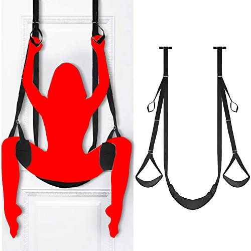 Sex Furniture for Bedroom Position Over The Door Sexy Swing Sex Strap Adult Sex Sling Heavy Duty Hold 500lbs Frequent Flyer Door Swing Sex Bonding Restraint Adlut Funiture Sweater Sexual Furniture CS1