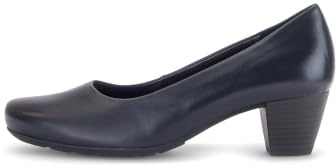 Gabor Femme Escarpins Classiques 3027.01.002 Largeur Normal Cuir Lisse Bleu foncé 44 EU