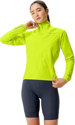 Endura Xtract Cycling Jacket II | Waterproof | Breathable | Packable Jackets, Bright Yellow, M