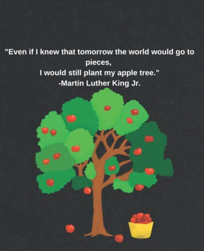 Apple tree quote notebook