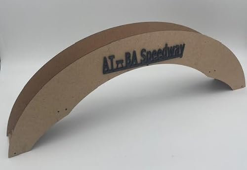 AT-BA Modellbau 220028 Slotcar Ponte senza corrimano per 4 corsie