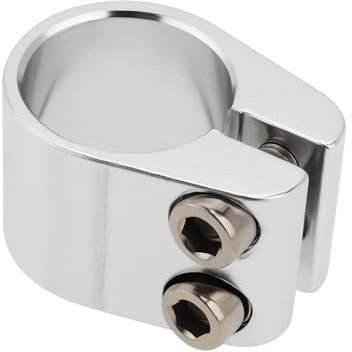 Create idea 1 collier de serrage de tige de selle de vélo de 25,4 mm en alliage d'aluminium pour VTT, vélo de route, vélo plié, argenté