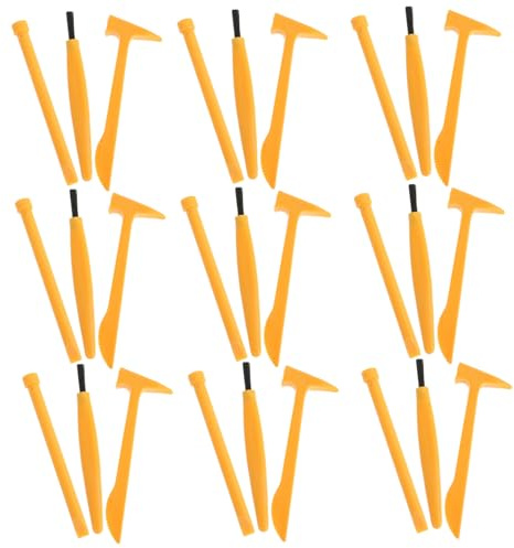 TOBBOMEY 30pcs Dinosaur Eggs Dig Kit Archaeological Excavation Toys Dinosaur Bones Plastic Tools for Boys and Girls Excavation Educational Fun