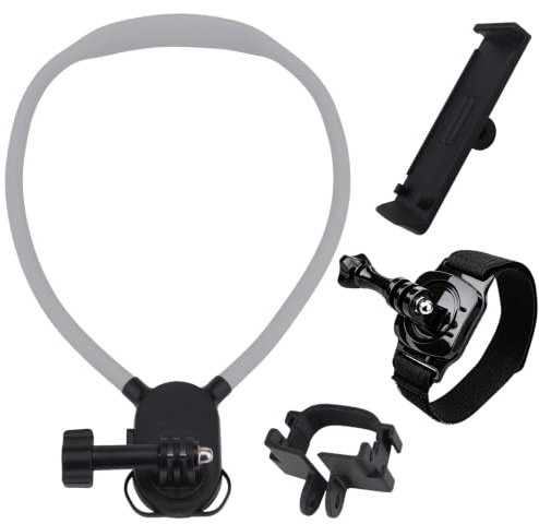 Halsfäste + handledsrem montering för Insta360 Luna Ultra, flexibel snabbfrigörande kamera nackhållare med bröstrem, 3-i-1 tillbehörssats för Luna Ultra