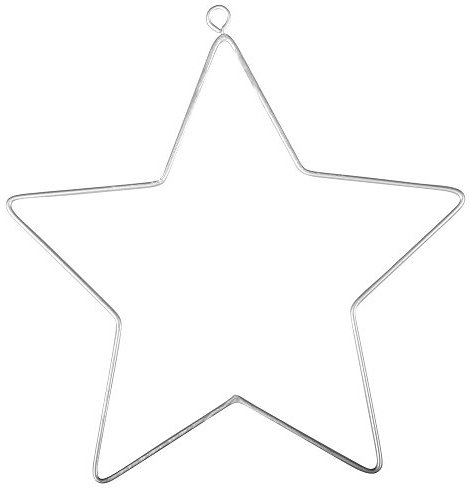 Rayher 24090000 - Alambre de estrella, 11,5 x 12,5 cm, 2 unidades