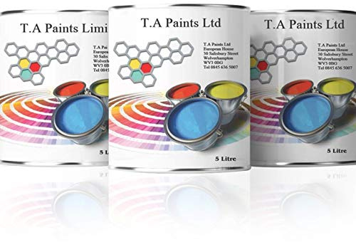 T A Paints Ltd Two Pack Epoxy Fiberglass Primer 5L Grey suitable for Fiberglass, Gelcoat, Metal & GRP generaly used on Marine Boats, Swimming Pools, Ponds & Hot Tubs
