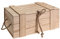 Meinposten Holzkiste mit Deckel Kiste Schatzkiste Schatztruhe Holzkasten Holz braun Truhe (H 11 x B 30 x T 20,5 cm)