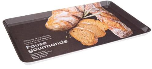 5five - vassoio 45x30cm black edition nero