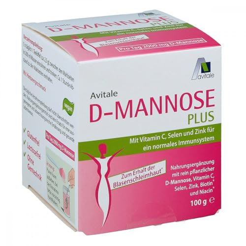 D-mannose Plus 2000 mg mit Vitamine und Mineralstoffe Pulver 100 g