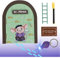 GreatDreams® Perez Magic Mouse Kit – Door that Opens and Glows in the Dark – Door Mouse Perez with Fingerprint Tracker – House Mouse Perez Tooth Box – Wooden Magic Door