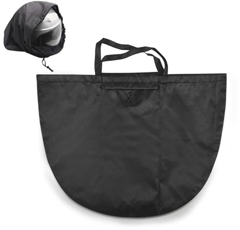 Vehoukli Helmbeutel - Große Helmtasche mit Kordelzug und Handle - Wasserdicht Helmrucksack Universal für Motorradhelm, Reithelm, Fahrradhelm, Skihelm, Basketball, Fitness, Outdoor
