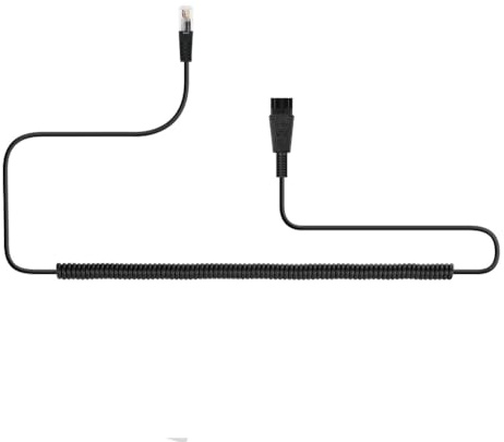 Cavo telefonico RJ9 a cavo RJ9 4P4C per cornetta telefonica 1608 1616 9610 cavo a spirale