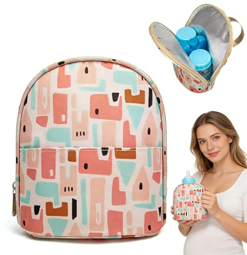 EJRUP Sac Isotherme Repas Enfant, Sac-Isotherme Biberon, Glaciere Lait Maternel, pour Boîte à Lunch pour Maman, Infirmière, Garderie