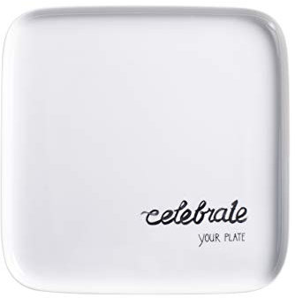 KAHLA Flavoured Moments Celebrate your Plate - Bandeja cuadrada (24 x 24 cm)