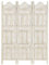 Tidyard Paravent Raumteiler Trennwand Raumtrenner Wandschirme, Holz Schnitzerei, Oriental Wand Paravent, 120 x 165 cm