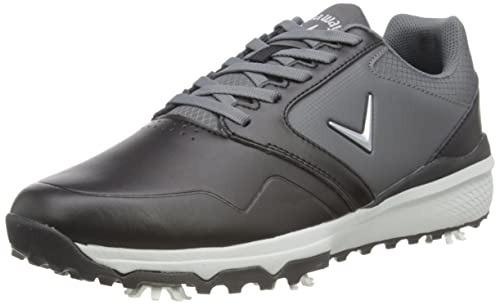 Callaway Men's Chev Golf Shoe, Black Grey, 8.5 UK